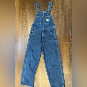 Unisex Carhartt Overalls Dark Wash